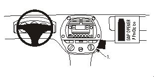 Brodit ProClip 852841 - Toyota RAV 4 2001-2003