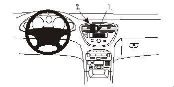 Brodit ProClip 852849 - Peugeot 607 2001-2009