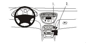 Brodit ProClip 852850 - Peugeot 607 2001-2009