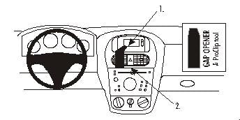 Brodit ProClip 852855 - Opel Combo 2001-2011