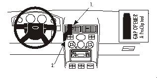 Brodit ProClip 852861 - Ford Mondeo 2001-2007