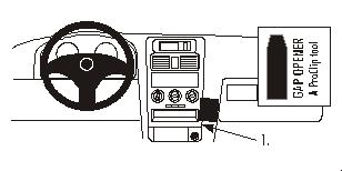 Brodit ProClip 852867 - Opel Astra 1998-2003