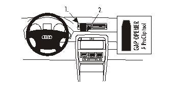 Brodit ProClip 852870 - Audi A4 Avant 2001-2007