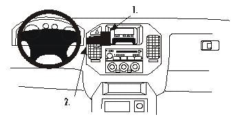 Brodit ProClip 852879 - Mitsubishi Pajero 2000-2006