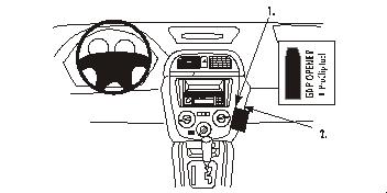 Brodit ProClip 852886 - Subaru Impreza 2001-2004