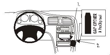 Brodit ProClip 852888 - Subaru Legacy 1999-2003