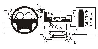 Brodit ProClip 852896 - Chrysler Stratus 2001-2007