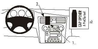 Brodit ProClip 852904 - Honda Accord 2001-2002