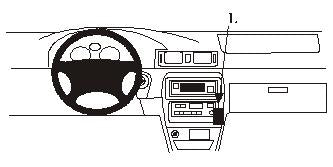 Brodit ProClip 852906 - Toyota Camry 1997-2001