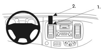 Brodit ProClip 852936 - Nissan Primastar 2002-2010