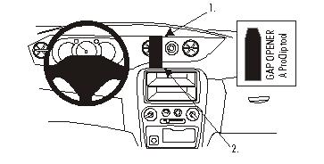 Brodit ProClip 852939 - Daihatsu YRV 2001-2007