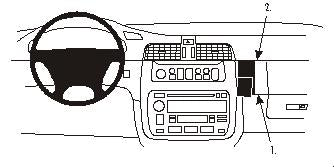 Brodit ProClip 852967 - Cadillac DTS 2000-2005