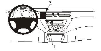 Brodit ProClip 852977 - Mitsubishi Lancer 2004-2007