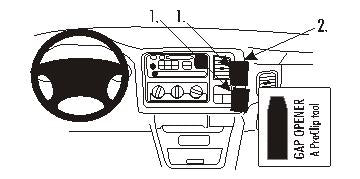 Brodit ProClip 852981 - Chevrolet Avalanche 1999-2009