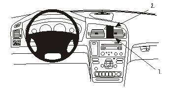 Brodit ProClip 852982 - Volvo S60 2000-2010