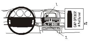 Brodit ProClip 853014 - BMW 7-Serie E65 2002-2008