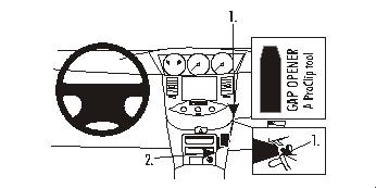 Brodit ProClip 853018 - Nissan Primera 2002-2009