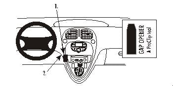 Brodit ProClip 853026 - Citroen Xsara Picasso 2000-2006