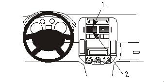 Brodit ProClip 853028 - Volkswagen Polo 2002-2009