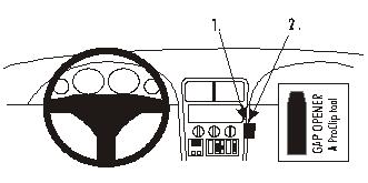 Brodit ProClip 853031 - BMW Z3 1996-2002