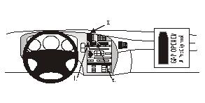 Brodit ProClip 853039 - Saab 9-5 1998-2005