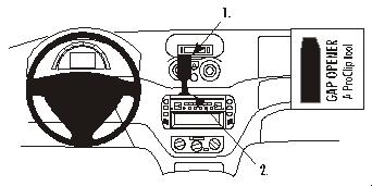 Brodit ProClip 853044 - Citroen C2 2002-2005
