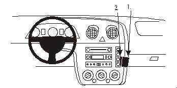 Brodit ProClip 853055 - Ford Fiesta 2003-2005