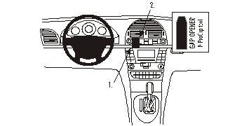 Brodit ProClip 853075 - Mercedes-Benz E-Class, Coupé 2002-2009