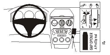 Brodit ProClip 853082 - Mazda 6 2002-2007