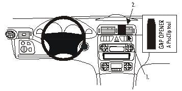 Brodit ProClip 853090 - Mercedes-Benz C-Class (180-320) 2000-2006