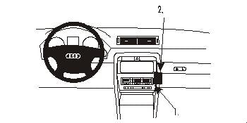 Brodit ProClip 853092 - Audi A4 Cabriolet 2002-2007