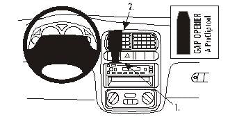 Brodit ProClip 853102 - Saturn L-series 2000-2005