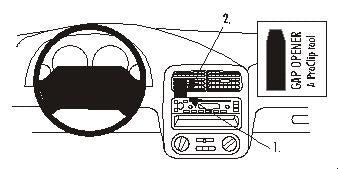 Brodit ProClip 853104 - Saturn S-series 2000-2003