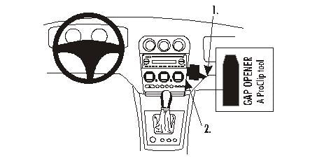 Brodit ProClip 853123 - Alfa Romeo 156 2002-2006