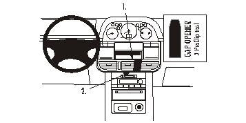 Brodit ProClip 853134 - Nissan X-Trail 2002-2003
