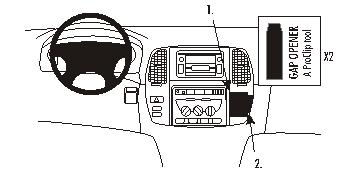 Brodit ProClip 853162 - Toyota LandCruiser 100 2002-2007