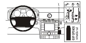 Brodit ProClip 853180 - Volkswagen Phaeton 2003-2010