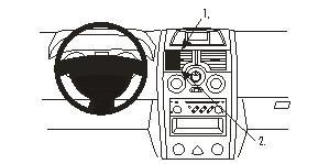 Brodit ProClip 853181 - Renault Mégane II 2003-2009