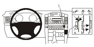 Brodit ProClip 853197 - Toyota LandCruiser 2003-2009