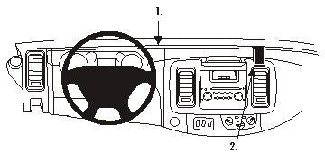 Brodit ProClip 853199 - Nissan Primastar 2002-2010