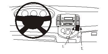 Brodit ProClip 853202 - Nissan Micra 2003-2010