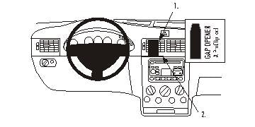 Brodit ProClip 853204 - Ford Tourneo Connect 2003-2009