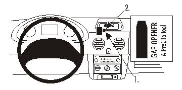 Brodit ProClip 853215 - Nissan Kangoo 2003-2009