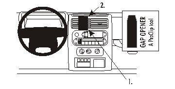 Brodit ProClip 853223 - Jeep Wrangler 2003-2006