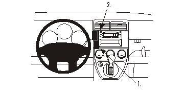 Brodit ProClip 853227 - Honda Element 2003-2012