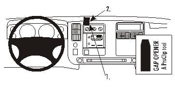 Brodit ProClip 853231 - Chevrolet Express 2003-2007