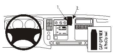 Brodit ProClip 853232 - Chevrolet Express 2003-2016