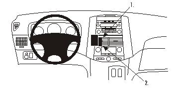 Brodit ProClip 853241 - Toyota Sienna 2004-2010