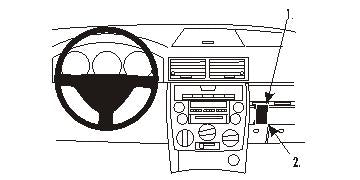 Brodit ProClip 853259 - Mazda 2 2003-2007