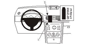 Brodit ProClip 853261 - Opel Meriva 2003-2010